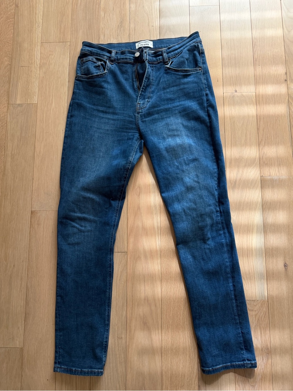 Womens Blue Slim Fit Jeans